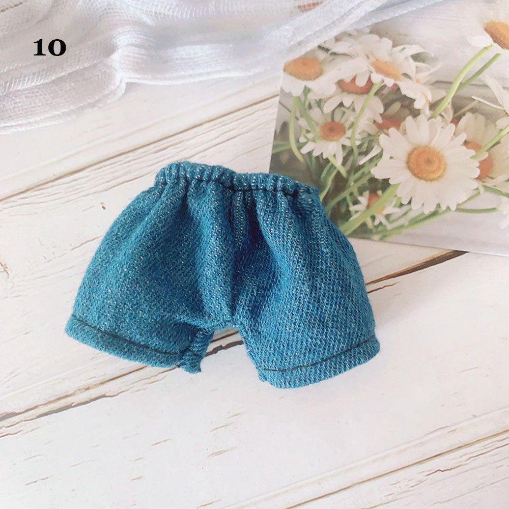 BJD Dolls Jeans Shorts Outfits Doll Clothes Handmade Jacket Pants For 15~20cm Doll Winter Top Coats