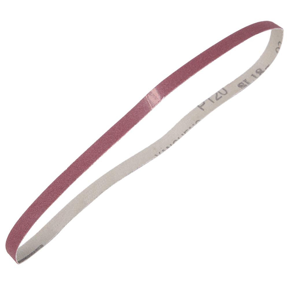 10pcs 3/8 x 21 Inch Abrasive Bands 533 x 9mm Sandpaper Sander Belts Metal Grinding