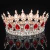 Королева, король, тиары и короны, свадебные женские, розовое золото, цвет кристаллов, головной убор, диадема, свадебные украшения для волос, аксессуары
