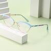 6214 Кошачий глаз модные европейские и американские маленькие очки с защитой от синего цвета, новый тренд уличной фотографии универсальные плоские очки