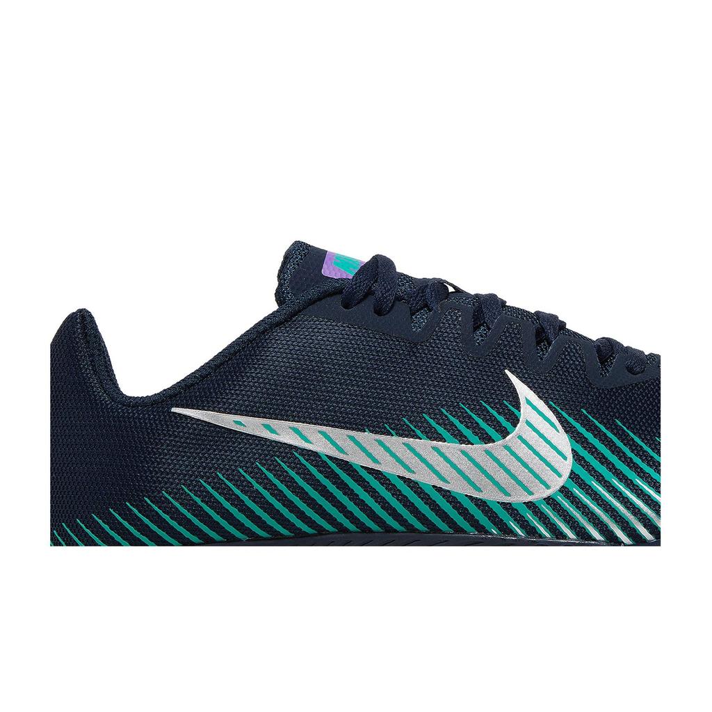 Nike Zoom Rival M 9 'Obsidian Wild Berry' (Unisex) Obsidian / Wild Berry / Clear Emerald / Metallic Silver Running Shoes AH1020 406