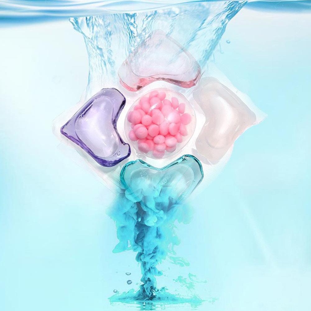 50-150 шт. 5 в 1 Ароматические стиральные капсулы Многоцелевое мощное моющее средство для стирки для дома, общежития