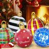 2025 Christmas 60cm Balls Decoration Outdoor Indoor Light Up LED Christmas Decoration Balloons Inflatable Toy Balls
