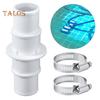 Pool Hose Adapter Connector 1-1/2" or 1-1/4" Pool Vacuum Hose Adapter Strong Sealing Easy Install Pool Hose Coupling for Pool Cleaners Pump Filter