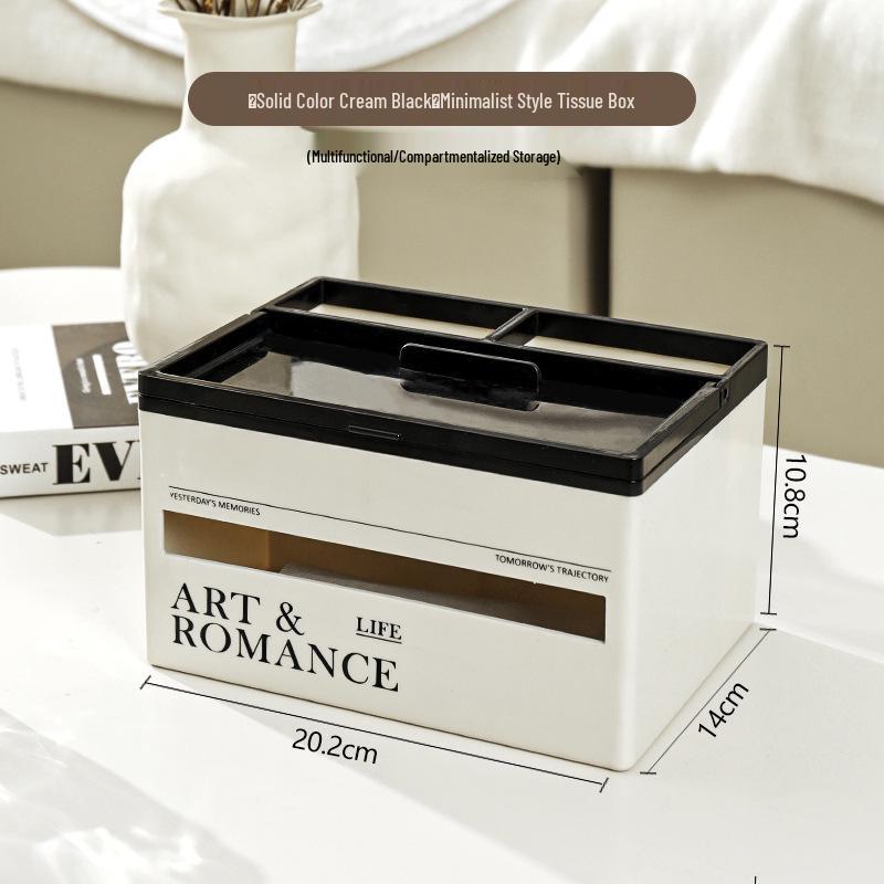 Роскошная многофункциональная коробка для салфеток для гостиной и кухни - Стильное решение для хранения