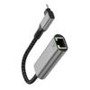 Сетевой адаптер USB C на Gigabit Ethernet, донгл, USB-сетевой адаптер, USB C под углом 90 градусов, USB C адаптер Fast Ethernet
