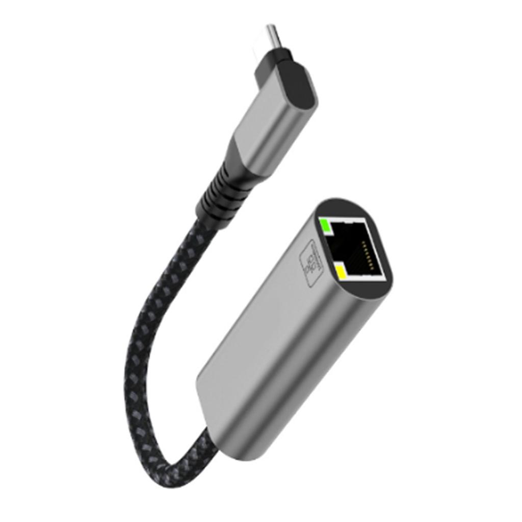 Сетевой адаптер USB C на Gigabit Ethernet, донгл, USB-сетевой адаптер, USB C под углом 90 градусов, USB C адаптер Fast Ethernet