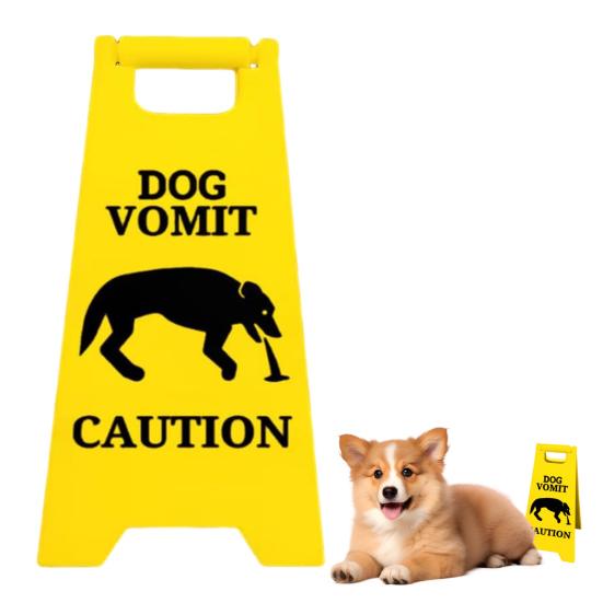 1/2Pcs Dog Cat Vomit Caution Sign Weather-proof Plastic Outdoor Garden Yard Lawn Pet Black Cat