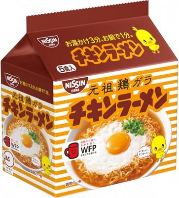 NISSIN Куриный Рамен 5 штук×3