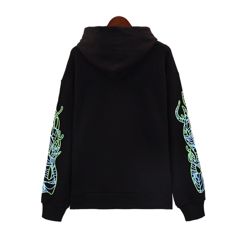 Men Women Hoodie Pants Set Cotton Blend Streetwear Couple Tracksuit