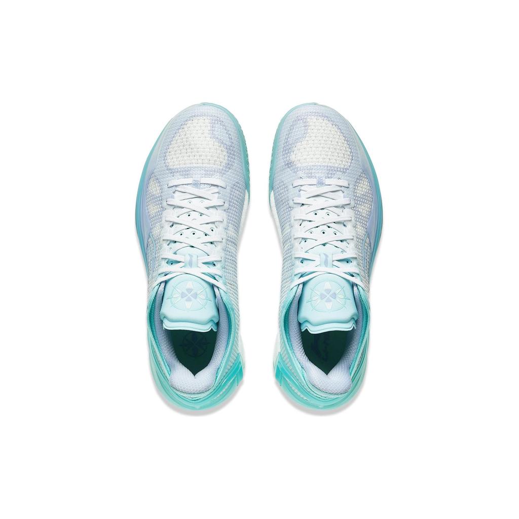 Li-Ning Razor 4 V2 Qinglian Cushioned Anti-Slip Lightweight Responsive Low-Top Professional Basketball Shoes Men Sneaker Blue Purple ABAU037-1