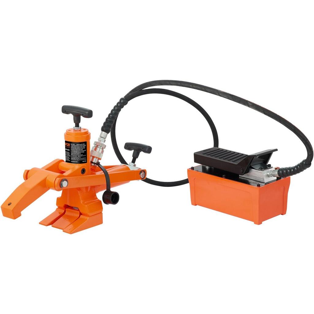 Hydraulic Bead Breaker, 10000 PSI Tire Bead Breaker with Metal Foot Pump, Heavy-duty Steel Bead Breaker Tool for Tractors, Trucks, Buses, Lawn Mowers,