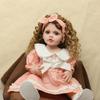 22 Inch Reborn Baby Doll Full Body Silicone Waterproof Toddler 55cm Girl Doll Princess Lifelike Sof Touch Toy Christmas Gift