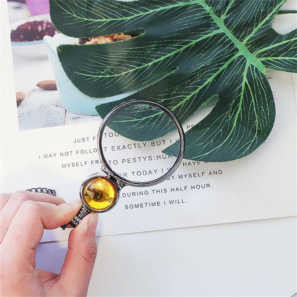 Alloy Multi-color optional 6x magnification Multipurpose Monolithic eyepiece Pendant Magnifying glass necklace Magnifier