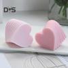 3D Сердце свечи Форма Силиконовая форма Сердце любви с прозрачной текстурой День святого Валентина эпоксидная смола художественные поделки для шоколадного торта мыло свечи изготовление
