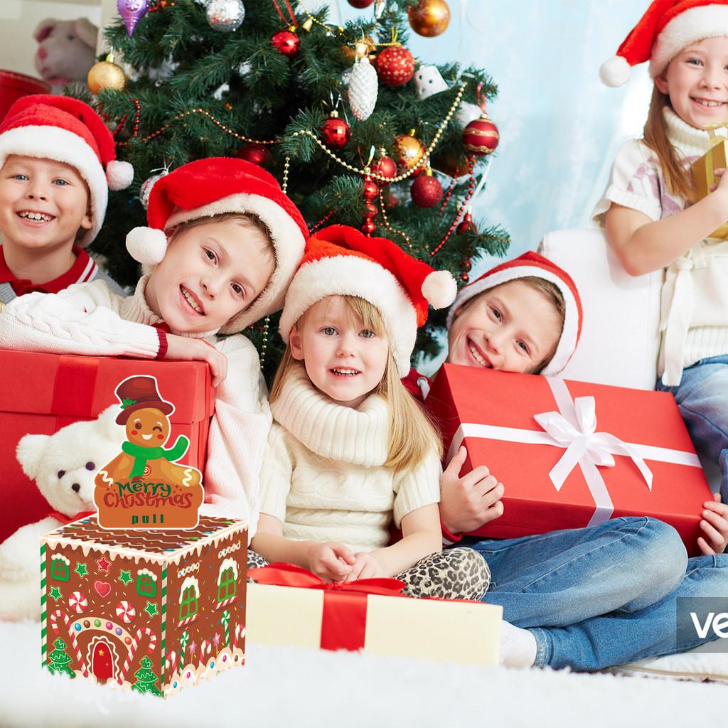 Коробка Рождественский Подарок С Конфетами Пряниками Денежным Конвертом Сезонные События