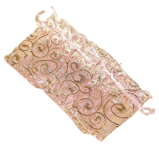 100 шт. Органзовые подарочные мешочки для ювелирных изделий, рождественские, свадебные, для вечеринок, упаковочные мешочки