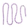 Rhinestone Trim Chain 8x10mm Light Purple Rectangle Decor Acrylic Shiny Chain for Clothing Shoe Jewe