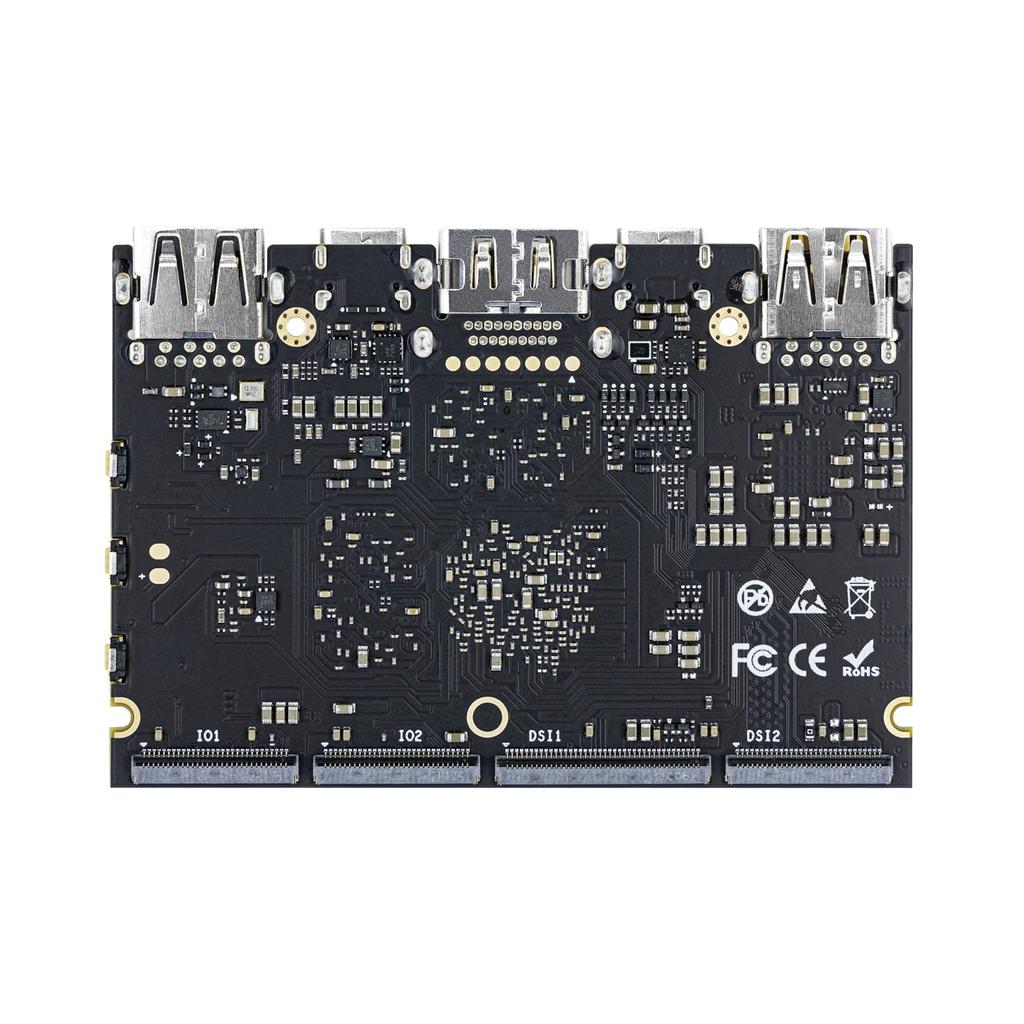 Khadas Edge2 RK3588S Mini ARM одноплатный компьютер 8 ядер ARM MP4 6 TOPS AI Bluetooth 8K HD дисплей 4K UI 4 независимых дисплея ПК, 64-разрядный процессор,