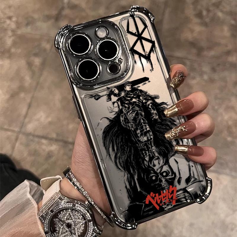 Горячий аниме-чехол B-BerserkS с крутым покрытием для Google Pixel 10 9 8 7 9a 8a 7a Pro XL 5G, противоударный с подушкой безопасности