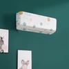 PEVA Indoor Air Conditioner Cover - Waterproof, Dustproof, Moisture-Proof, Wall-Mounted, Original Print, Full Wrap Storage