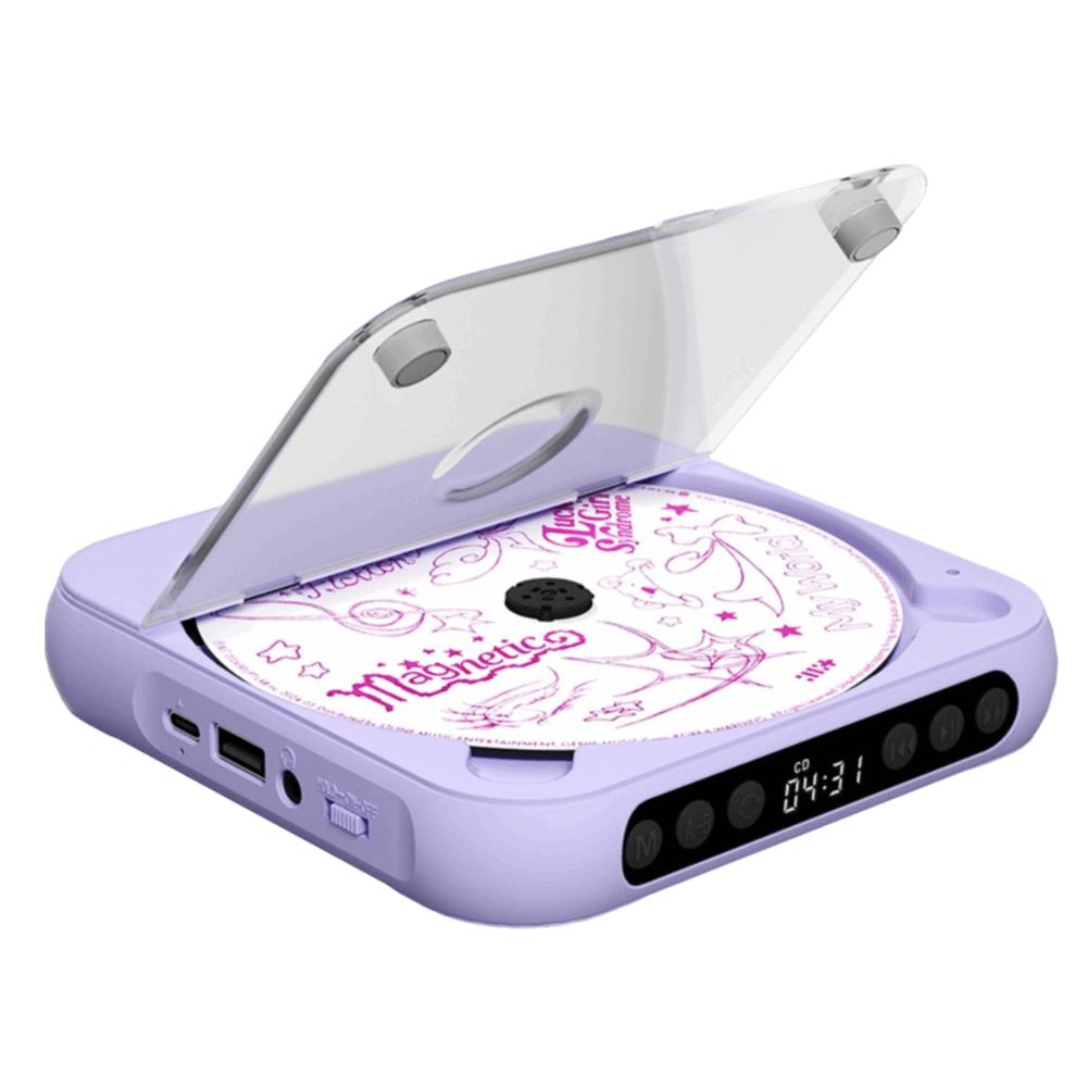 A-B Repeat Timer CD Player 6 Modes Bluetooth Music Player Stereo CD Players Portable Use