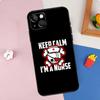 Чехол для мобильного телефона iPhone16Pro медсестра, медицинский, медицинский чехол для мобильного телефона, покраска волос, анти-падение для трех
