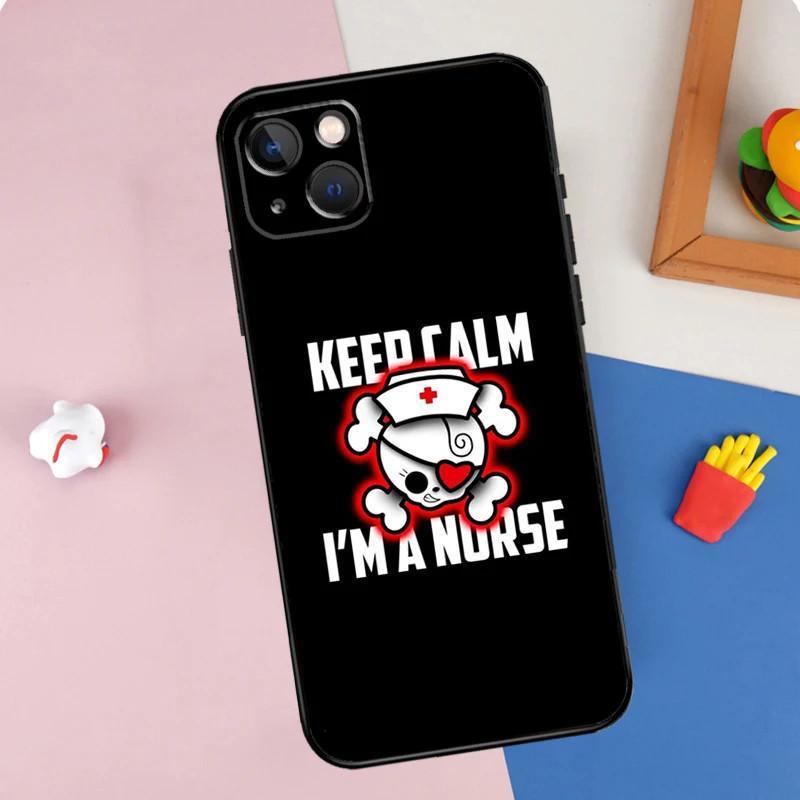 Чехол для мобильного телефона iPhone16Pro медсестра, медицинский, медицинский чехол для мобильного телефона, покраска волос, анти-падение для трех