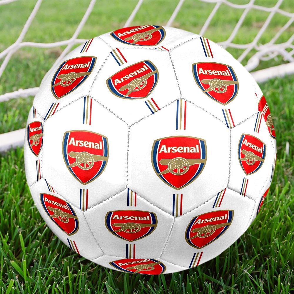 Футбольный мяч Arsenal F.C. Размер 5, Стандартный мяч для матчей, спортивных игр и тренировок команды, Идеальный подарок для фанатов футбола
