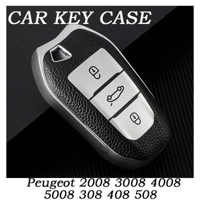 Новый Роскошный Чехол для Ключа Автомобиля Для Peugeot 2008 3008 4008 5008 308 408 508 Брелок