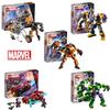 The Avengers Superhero Series Green Giant Invincible Mech Building Blocks Educational Toy For Kids