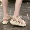 Women Sandals Summer Essentials Outdoor Dressy Open Toe Casual Thick Sole Platform Sandals Plus Size