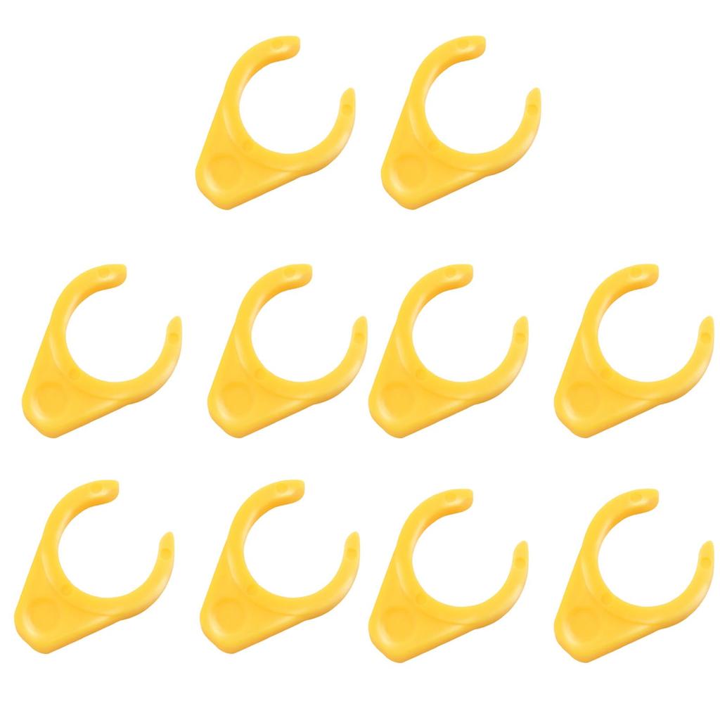 20pcs Bicycle Pedal Quick Release Lock Plastic Bicycle Clip Pedal Cover Bicycle Practical Cycling Parts (Yellow) [Item]