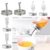 Wide Regular Mouth Jar Oil Spout Lid with Airlock Pour Dispenser Mason Jar Lid