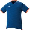 Tennis Wear Solar Cut Game Shirt Cooling Dynamotion Fit 62JA2031 Navy Blue X Neon Flame X White S [Mizuno]
