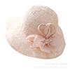 New bow lace eaves breathable sun hat women's spring and summer fashion versatile face cover sun hat