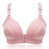 Thin Front Button Bra Without Steel Rim, Large Size, Comfortable Gathering Bra, Underwear