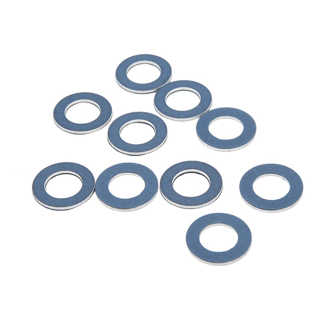 10 шт. шайб для пробки слива масла 90430?12031 Алюминиевый комплект прокладок для сливной пробки масляного поддона