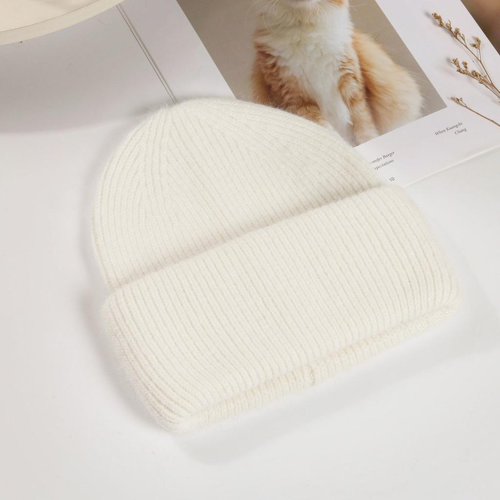 Winter Hat Korean Rabbit Hair Pullover Hat Women Fashion Knitted Hat All Match Warm Knitted Hats