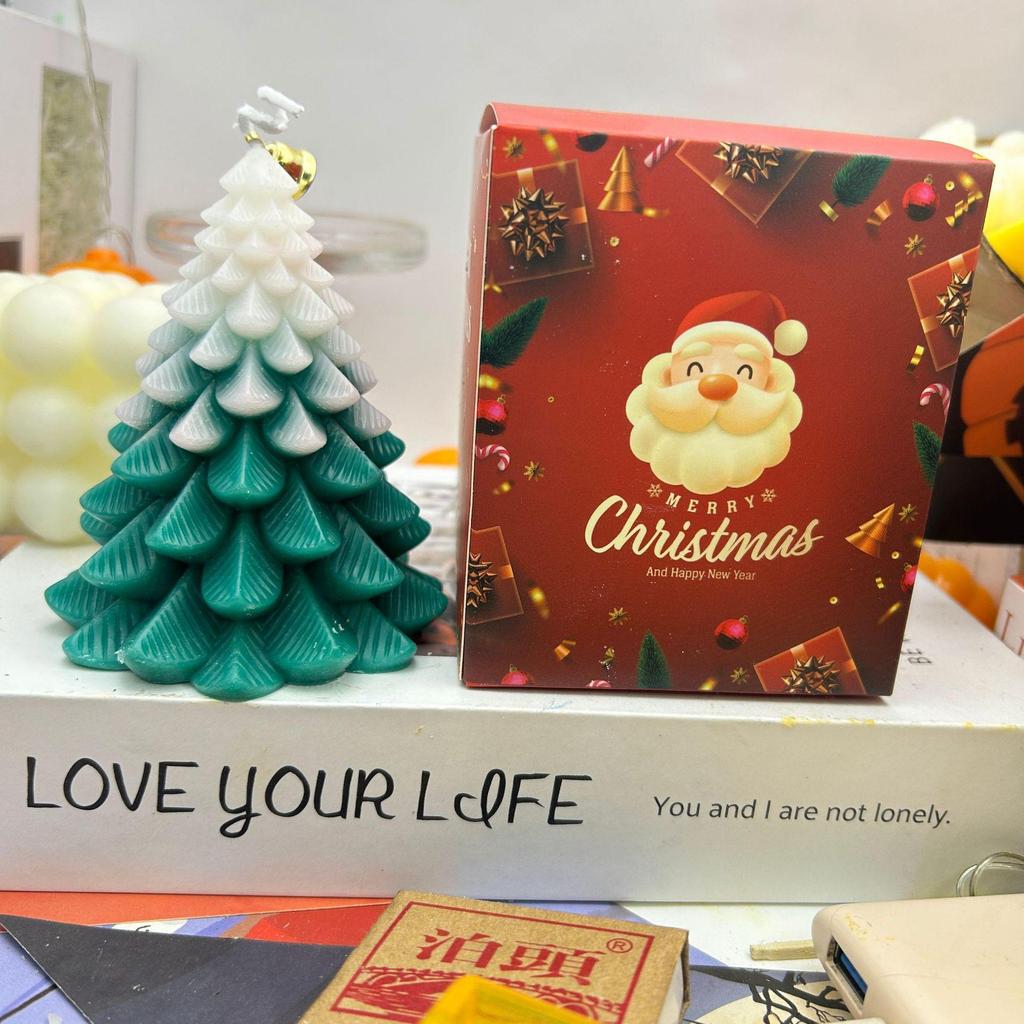 Creative Christmas Tree Aromatherapy Candle Set - Home Decor & Holiday Gift