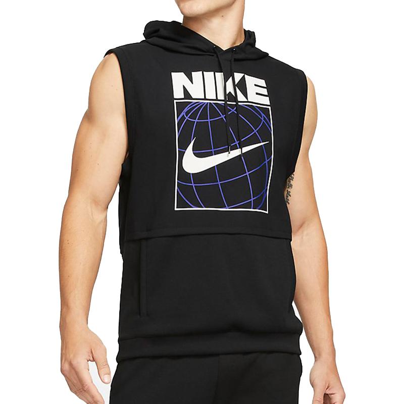 Nike Спортивный жилет-худи без рукавов Черный CZ2562-010