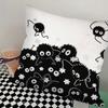 Small Coal Ball Pillow Case Square Pillow Bedroom Sofa Leisure Comfort Cushion Car Living Room Home Decoration