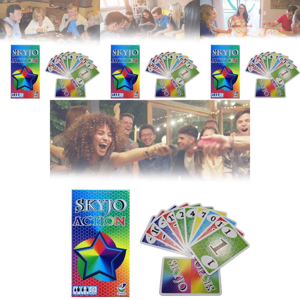 Захватывающая карточная игра Skyjo для веселых семейных посиделок и социальных мероприятий