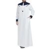 Cool and Handsome Menswear Men's Saudi Arabic Long Sleeve Robe Ramadan Muslim Dress Middle  Islamic Clothing