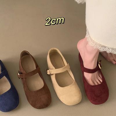 Ретро Мори туфли Мэри Джейн с круглым носком, женские, весна-лето 2025, новые, поздний вечерний бриз, нежный, неглубокий носок, одинарные туфли, женская обувь
