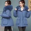 Fleece Thickened Women's Clothing Pie Overcomes the Coat Winter New Big Fur Collar Down Cotton-padded Clothes Women's Coat
