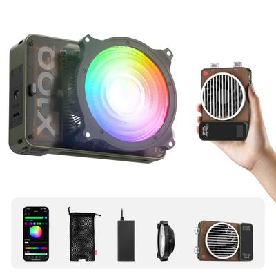 ZHIYUN MOLUS X100 RGB Стандартный Флагманский 100 Вт Видео V2 Обновленный Профессиональный Портативный Непрерывный Выход Весит Всего Идеально для Ютуберов и