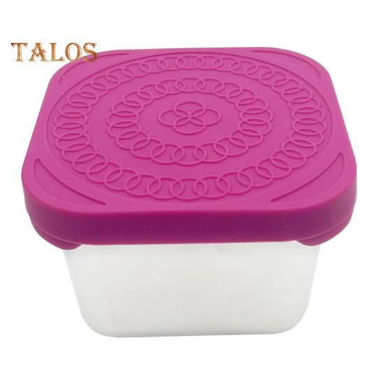 1 комплект, герметичный портативный контейнер для хранения продуктов из нержавеющей стали с силиконовой крышкой для офисных путешествий, 1 комплект