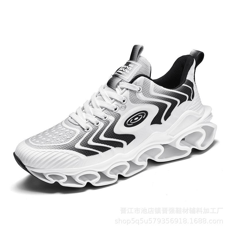 Трендовые универсальные мужские кроссовки большого размера, легкие, нескользящие, износостойкие спортивные кроссовки, уличная модная обувь на лезвии