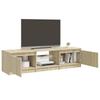 Vidaxl Szafka Pod Tv, Z Led, Dąb Sonoma, 140 X 40 X 35,5 Cm